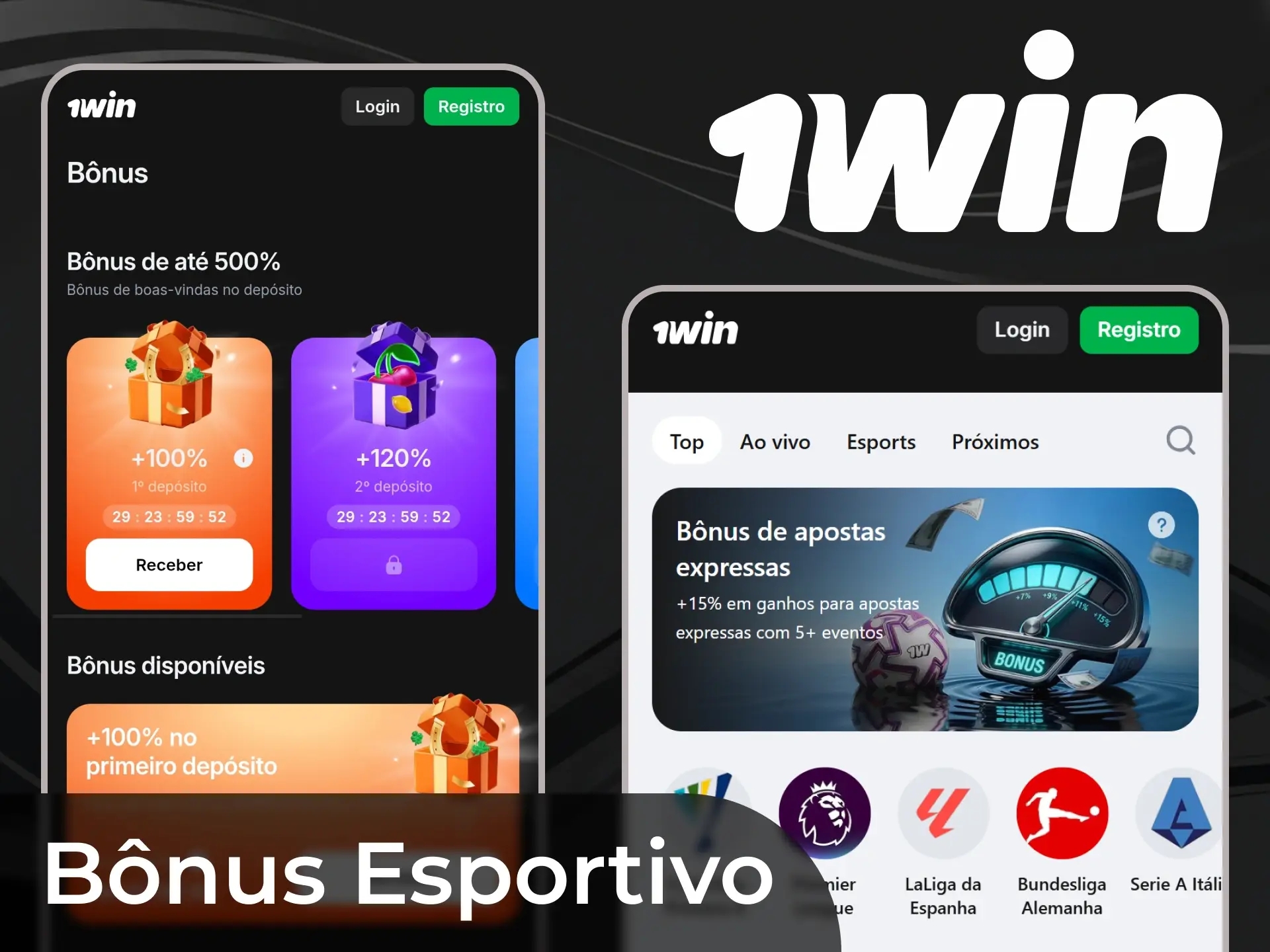 Após o registro, você pode receber um bônus de aposta esportiva de 11200 BRL.